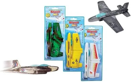 Stunt Jet soft foam glider Colors Vary