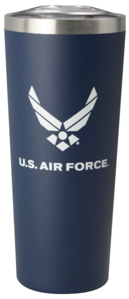 USAF Stainless Steel Tumbler 22oz Matte Blue