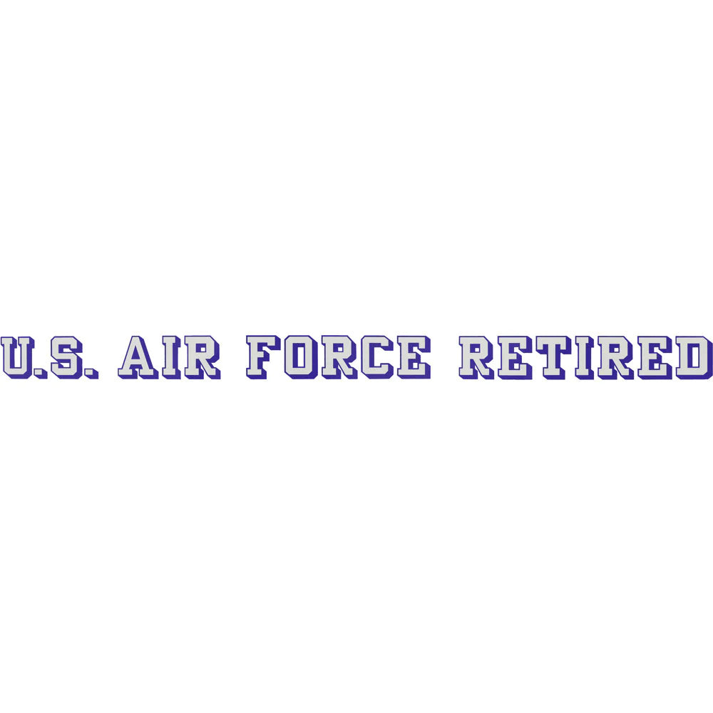 Air Force Retired Window Sticker