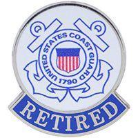 US Coast Guard Retired Pin