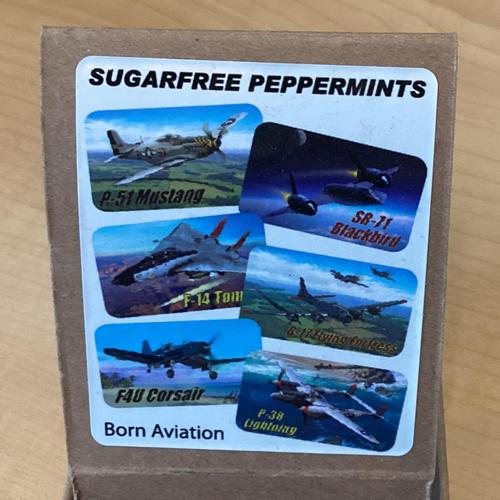 Classic Plane Series Sugar-free Peppermints