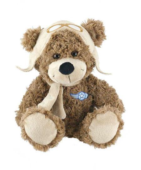 Stuffed Cuddle Zoo Aviator Bear