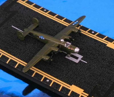 Hot Wings B-24 Liberator Diecast Plane with Runway