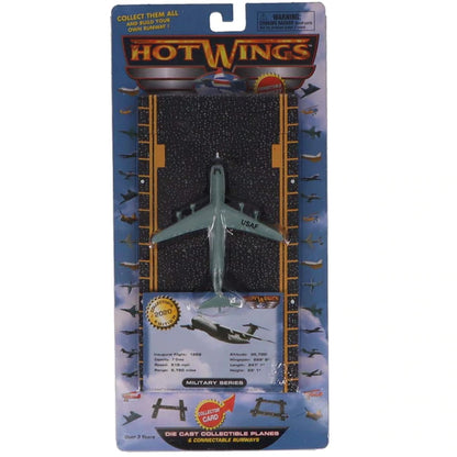 Hot Wings C-5 Diecast Plane with Runway