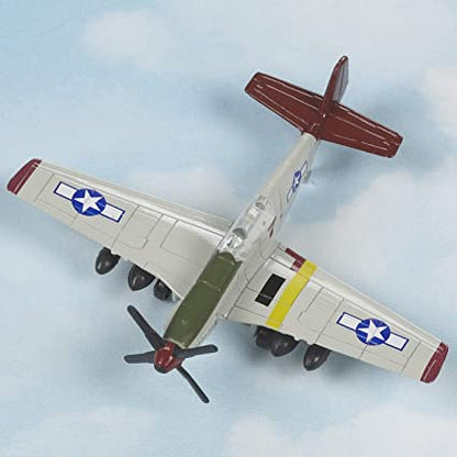 Hot Wings P-51 Mustang Diecast with Runway