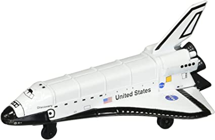 Hot Wings Space Shuttle Diecast with Runway