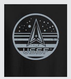 Space Force T-Shirt Black