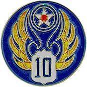 10th AF Pin