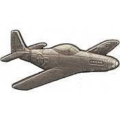 P51 Mustang Pin Pewter