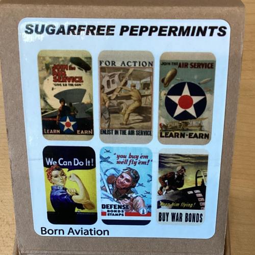 War Poster Sugar-free Peppermints