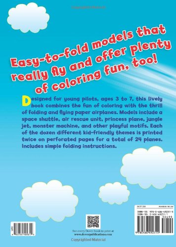 Whoosh! Easy Paper Airplanes for Kids: Color, Fold and Fly!