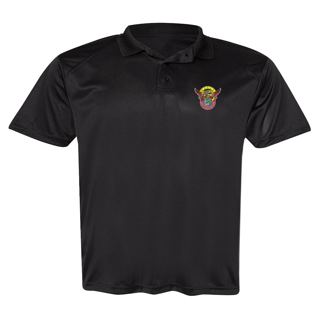 Men's Poly Buttoned Polo ATA Logo