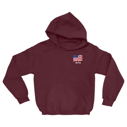 Hoodies (No-Zip/Pullover) with ATA Flag