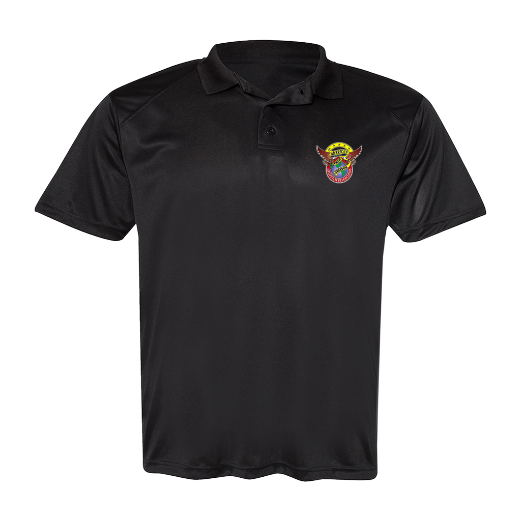 Men's Poly Buttoned Polo ATA Logo