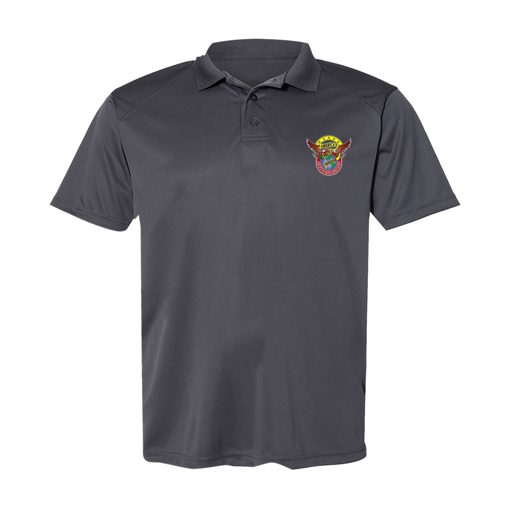 Men's Poly Buttoned Polo ATA Logo