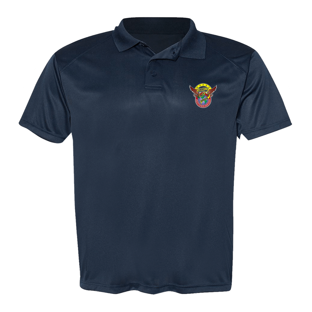 Men's Poly Buttoned Polo ATA Logo