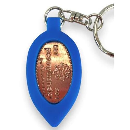 Blue Penny Keychain