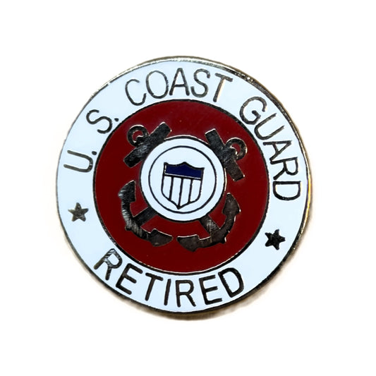 US Coast Guard Retired Pin