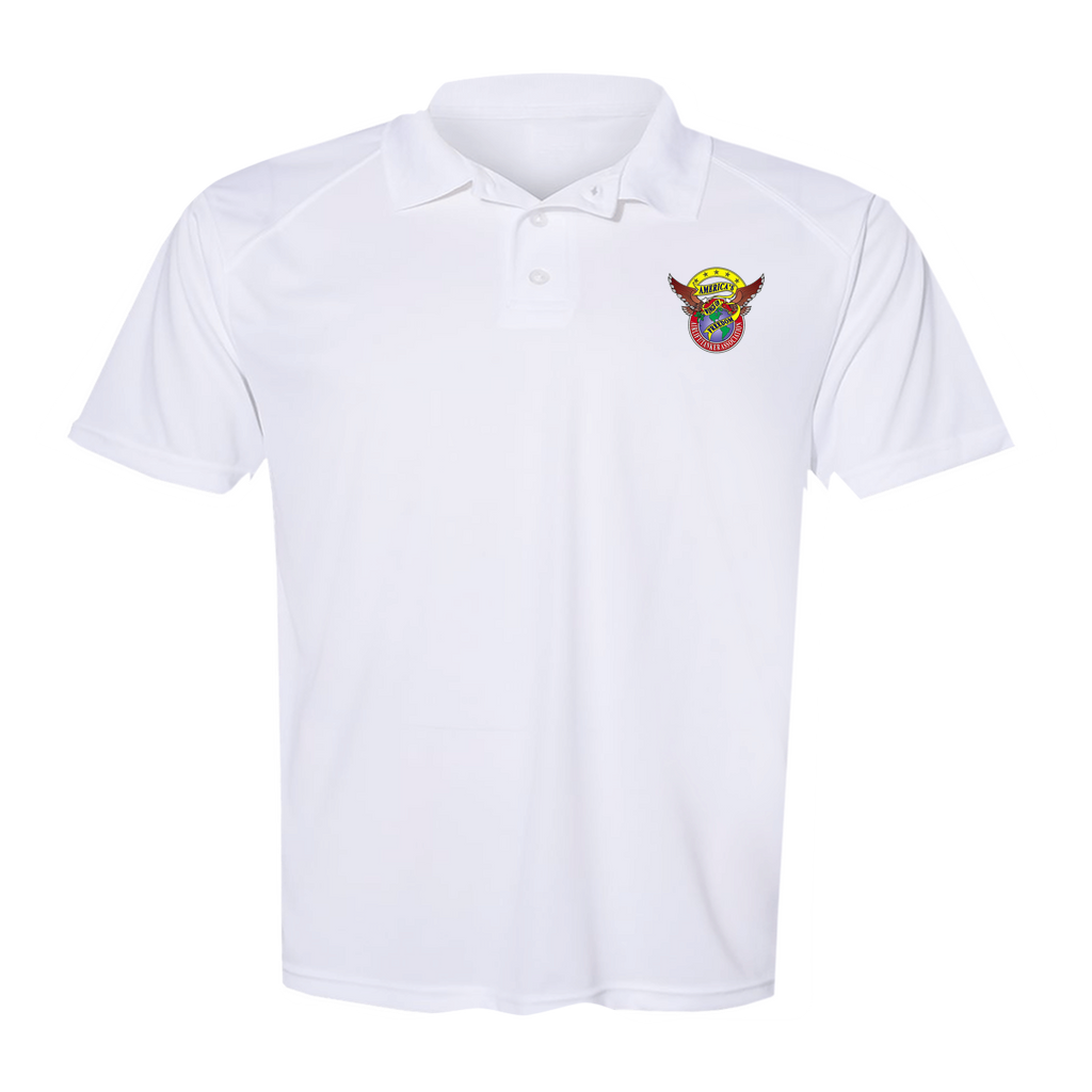 Men's Poly Buttoned Polo ATA Logo