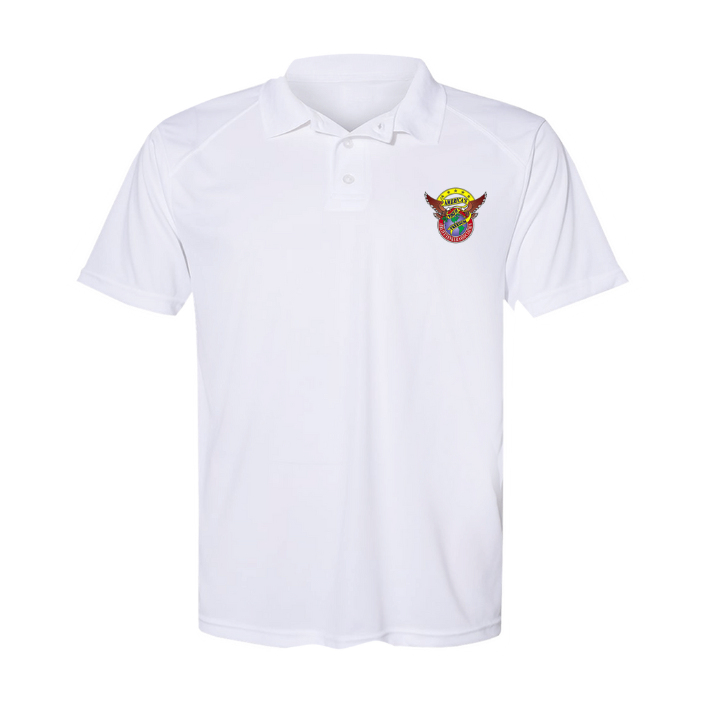 Men's Poly Buttoned Polo ATA Logo