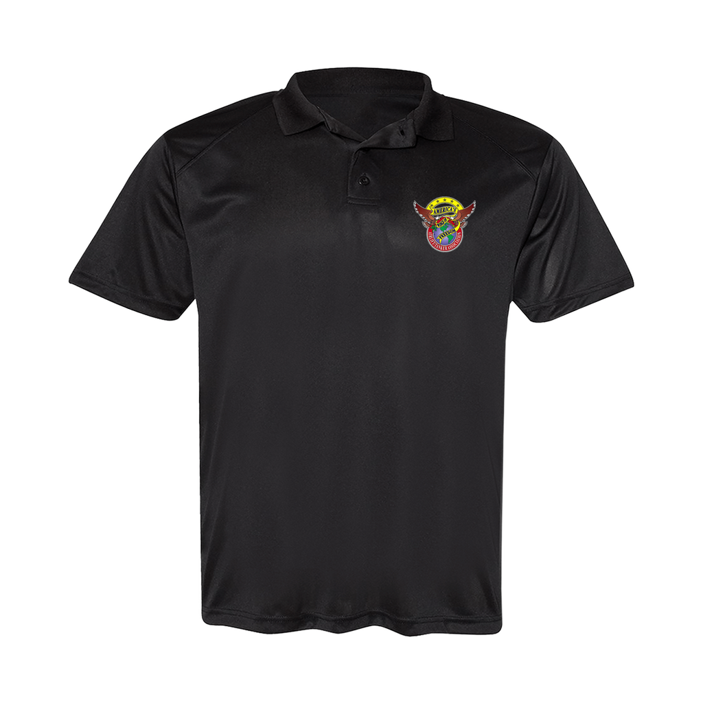 Men's Poly Buttoned Polo ATA Logo