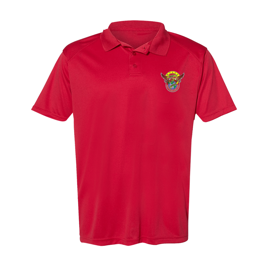 Men's Poly Buttoned Polo ATA Logo