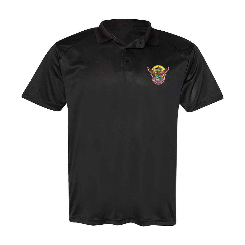 Men's Poly Buttoned Polo ATA Logo