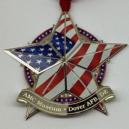 Flag Star AMC Museum Ornament