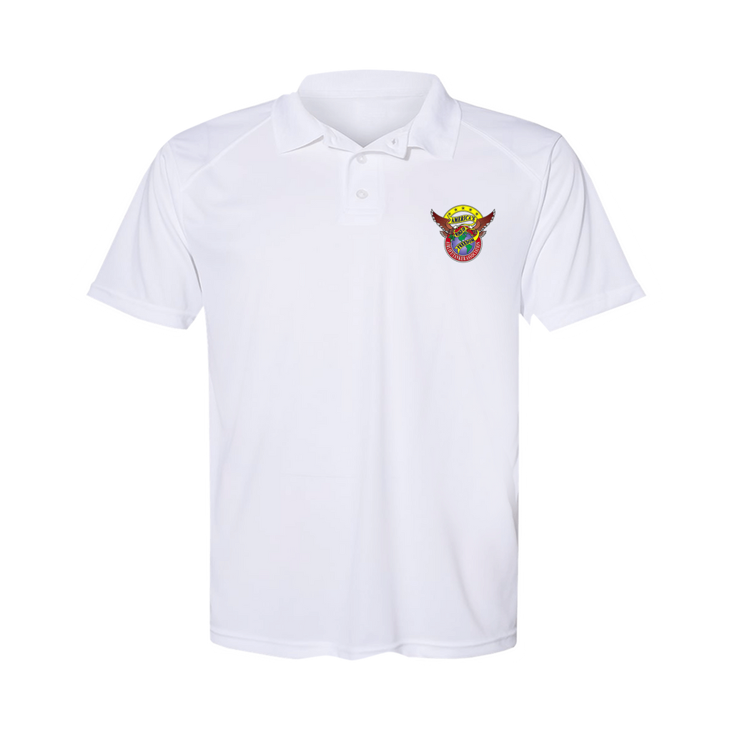 Men's Poly Buttoned Polo ATA Logo