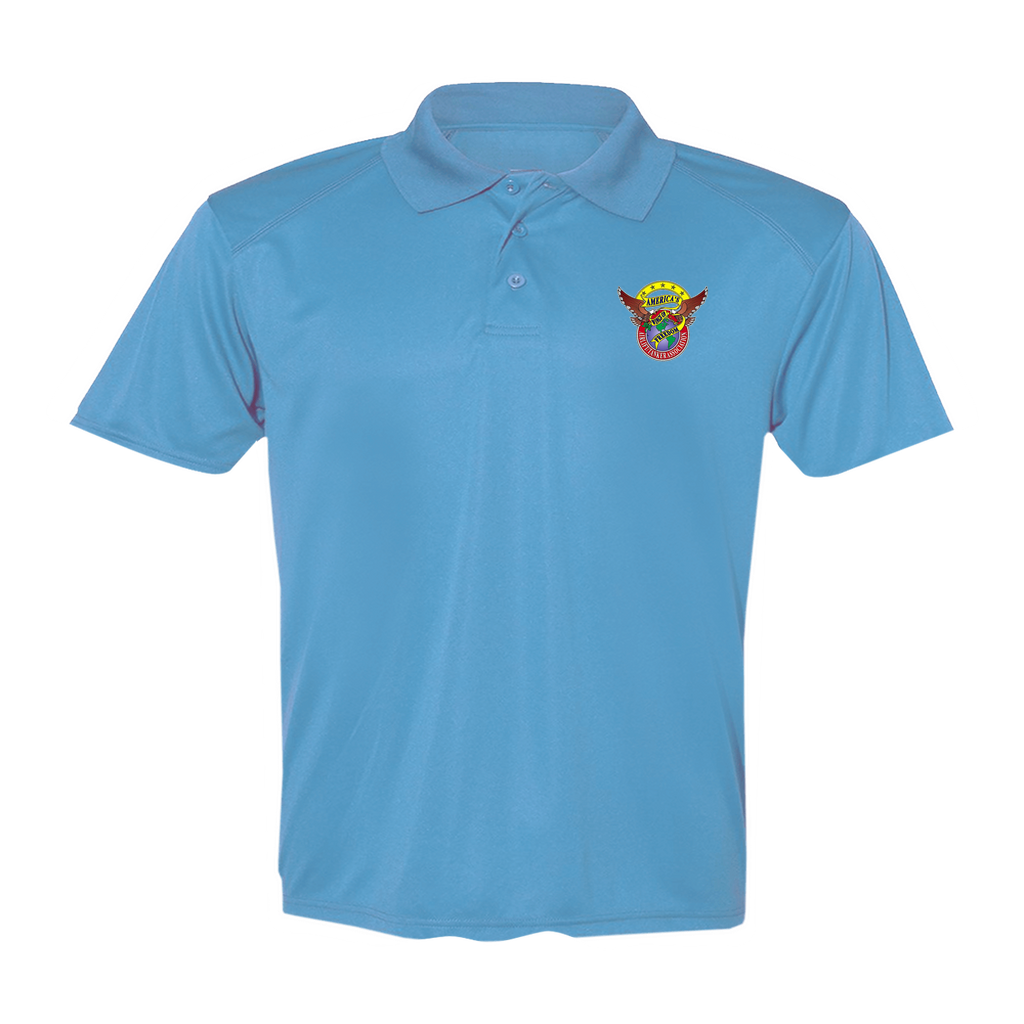 Men's Poly Buttoned Polo ATA Logo