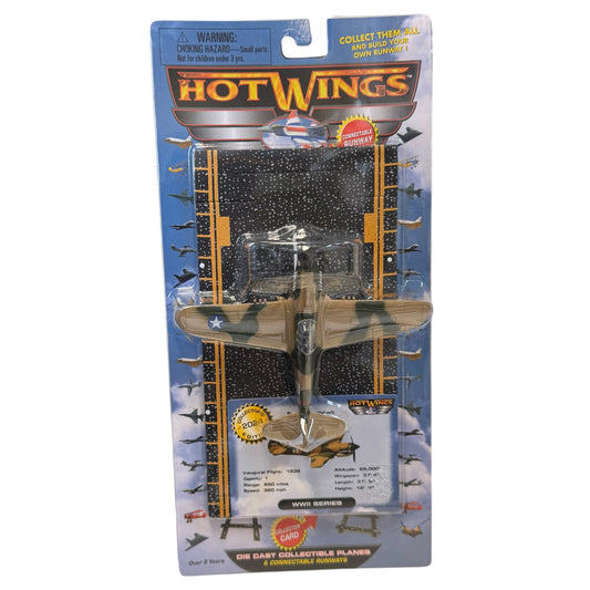 Hot Wings P-40 Diecast with Runway