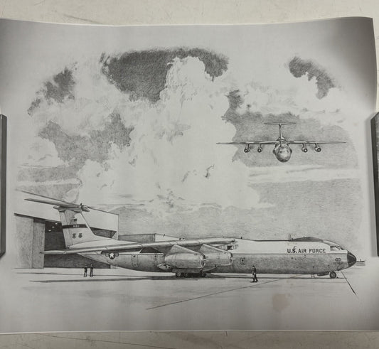 C-141 B Black & White 16 x 20 Print #1