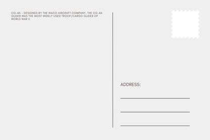 Glider Postcard