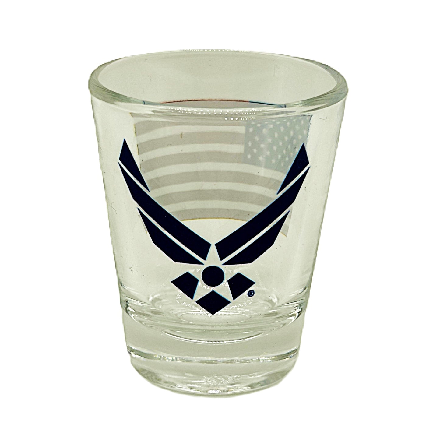U.S. Air Force With American Flag Shot Glass