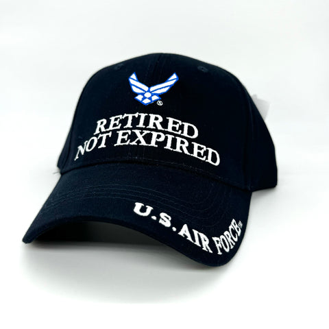 U.S. Air Force Retired Not Expired Baseball Cap Navy Blue