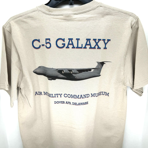 C-5 Galaxy T-Shirt Sand