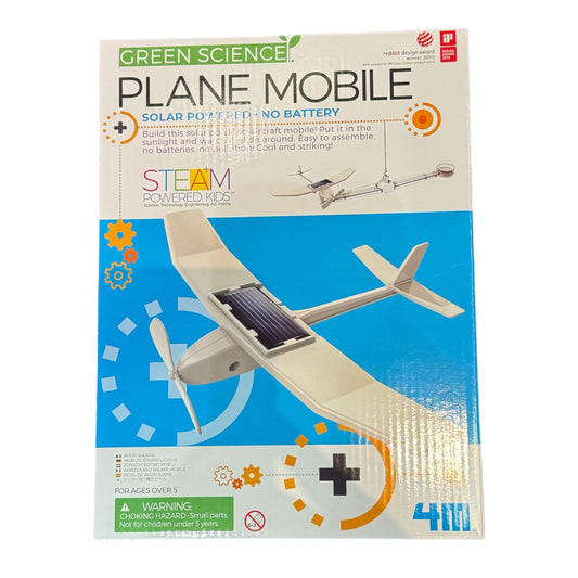 Green Science Solar-Powered Plane Mobile Kit