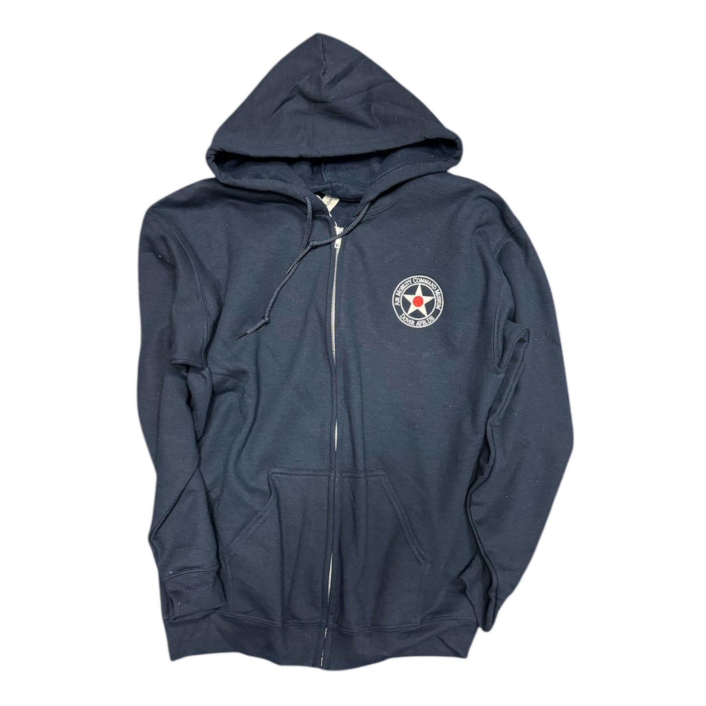 AMC Navy Zippered Hoodie EMB