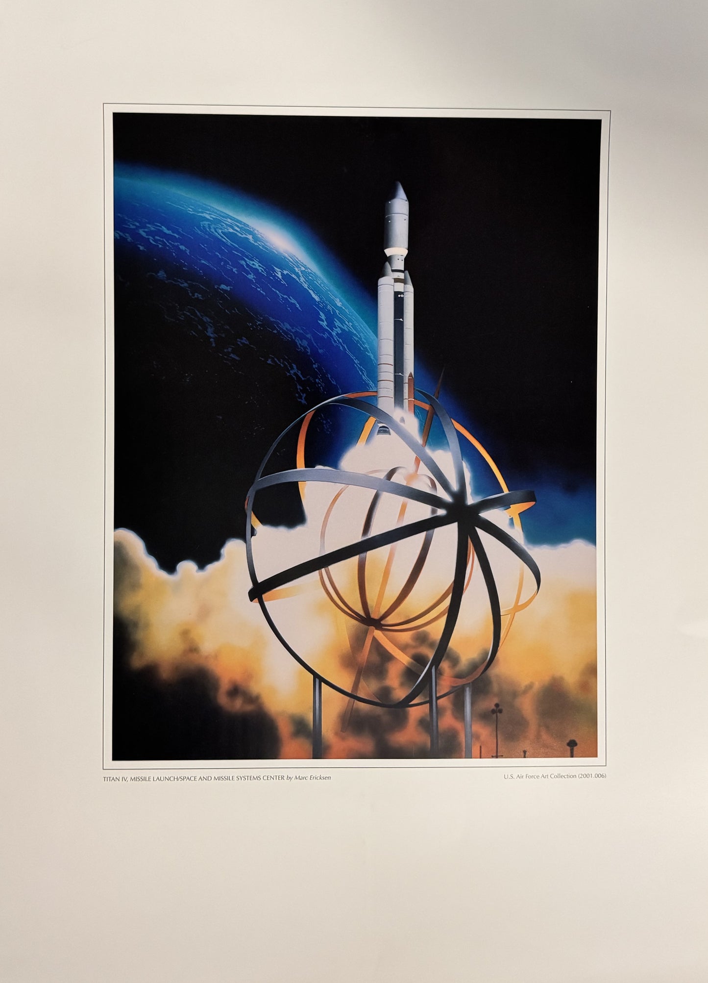 Titan IV, Missile Launch/Space and Missile Systems Center by March Ericksen USAF Art Collections