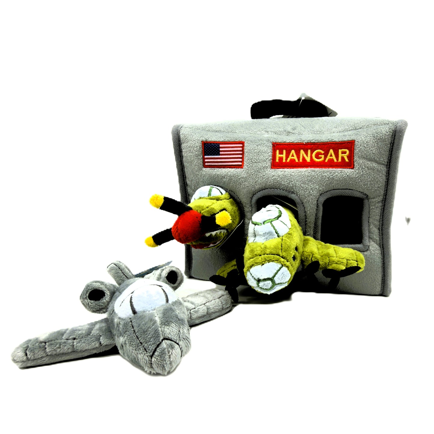 Plane Hangar Play Set for Small Plush Airplanes
