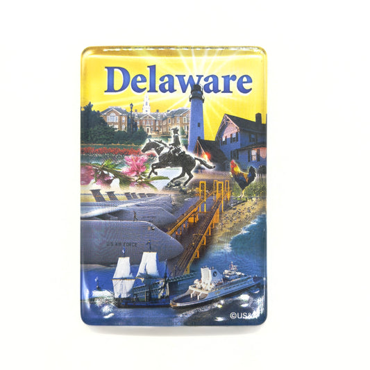 Delaware Lucite Magnet
