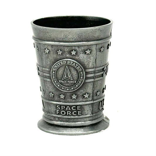 Space Force Metal Shot Glass