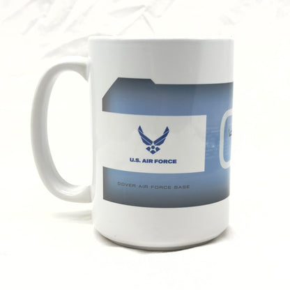 15oz White Ceramic Mug dye sub printed C-17