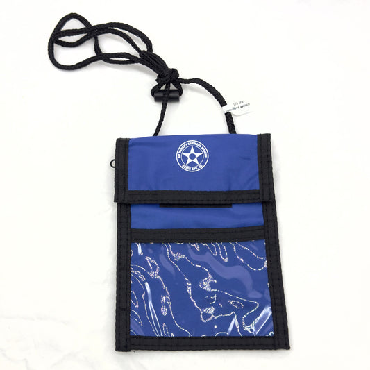 AMC Badge Holder with Cord Blue