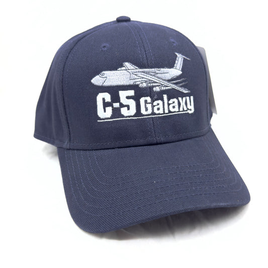C-5 Galaxy Ball Cap, Navy Blue  No Name