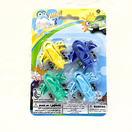 Mini Pullback Airplanes Carded