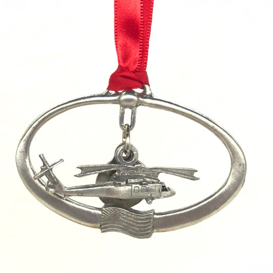 Blackhawk Helicopter Pewter Ornament