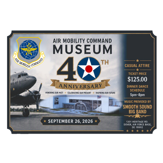 40th Anniversary Ticket