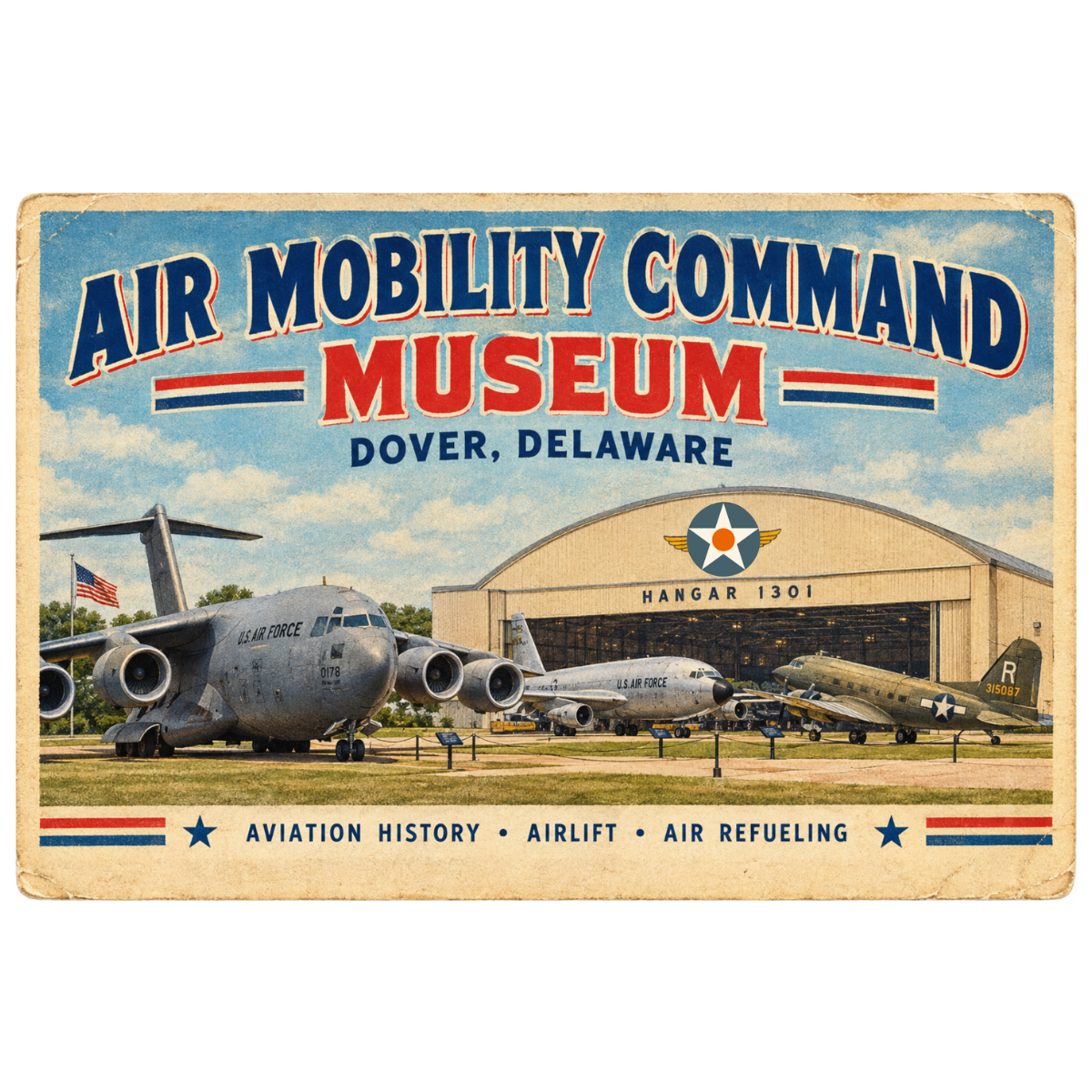 Vintage AMC Postcard