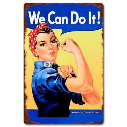 Rosie Vintage Metal Sign